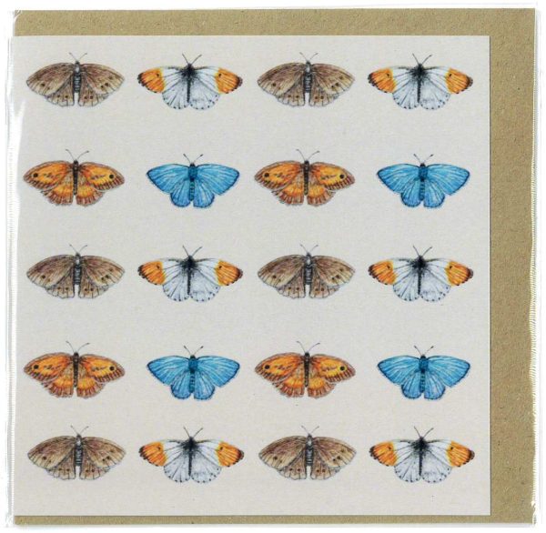 Meadow Butterflies card