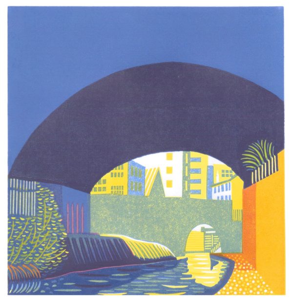 Eric Gaskell - Snowhill Bridge. Featured in Birmingham Art Book