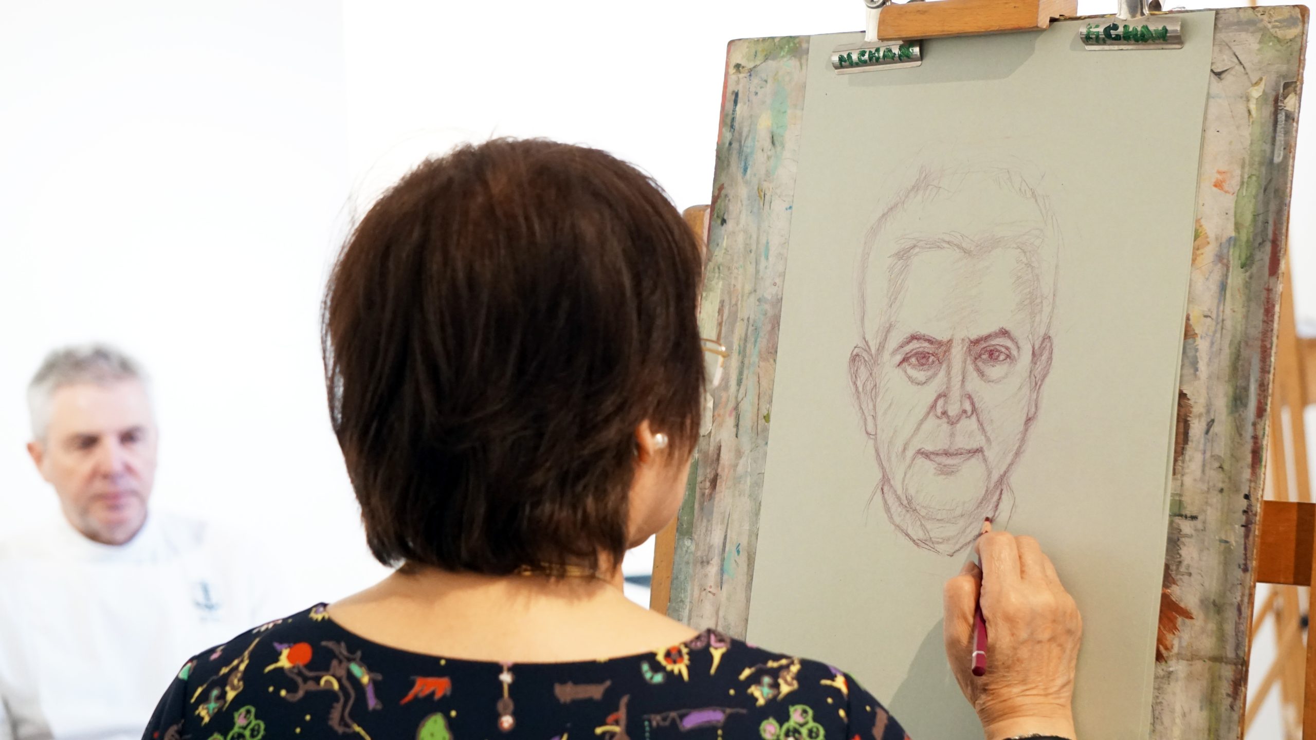 Portrait Drawing from Life Workshop with Paul Bartlett, Summer 2023