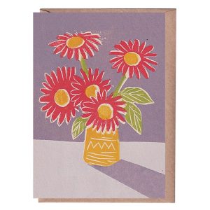 Red Flowers Card