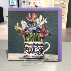 Iris in Coalport Card