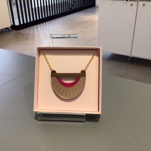 Rose & Pink Clamshell Necklace