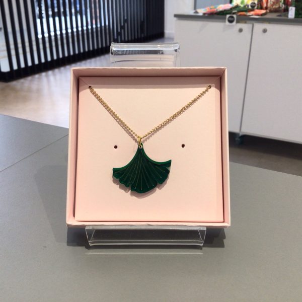 Ginkgo Leaf Necklace