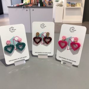 Sweetheart Dangly Studs