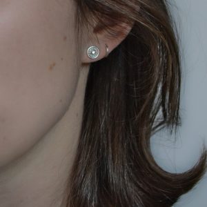 Filigree Silver Studs