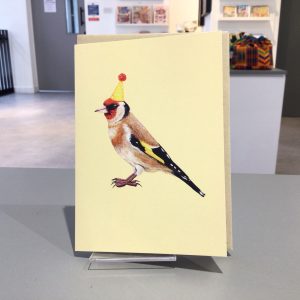 Birthday Goldfinch Card