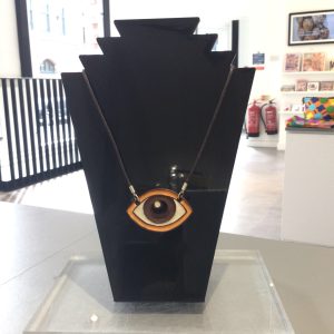 Orange Eye Necklace