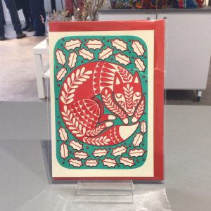 Fox & Holly Card