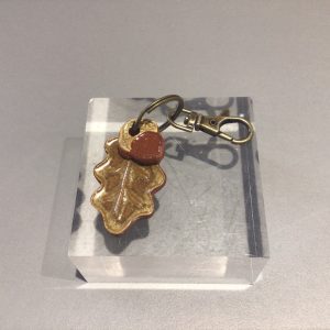Oak Leaf Bag Charm
