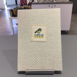 Blue-tit Embroidered Sketchbook