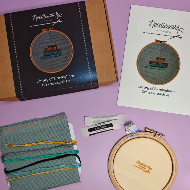 Library of Birmingham Cross-stitch Kit