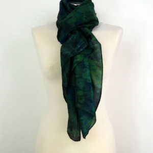 Large Jungle Hand-dyed Scarf