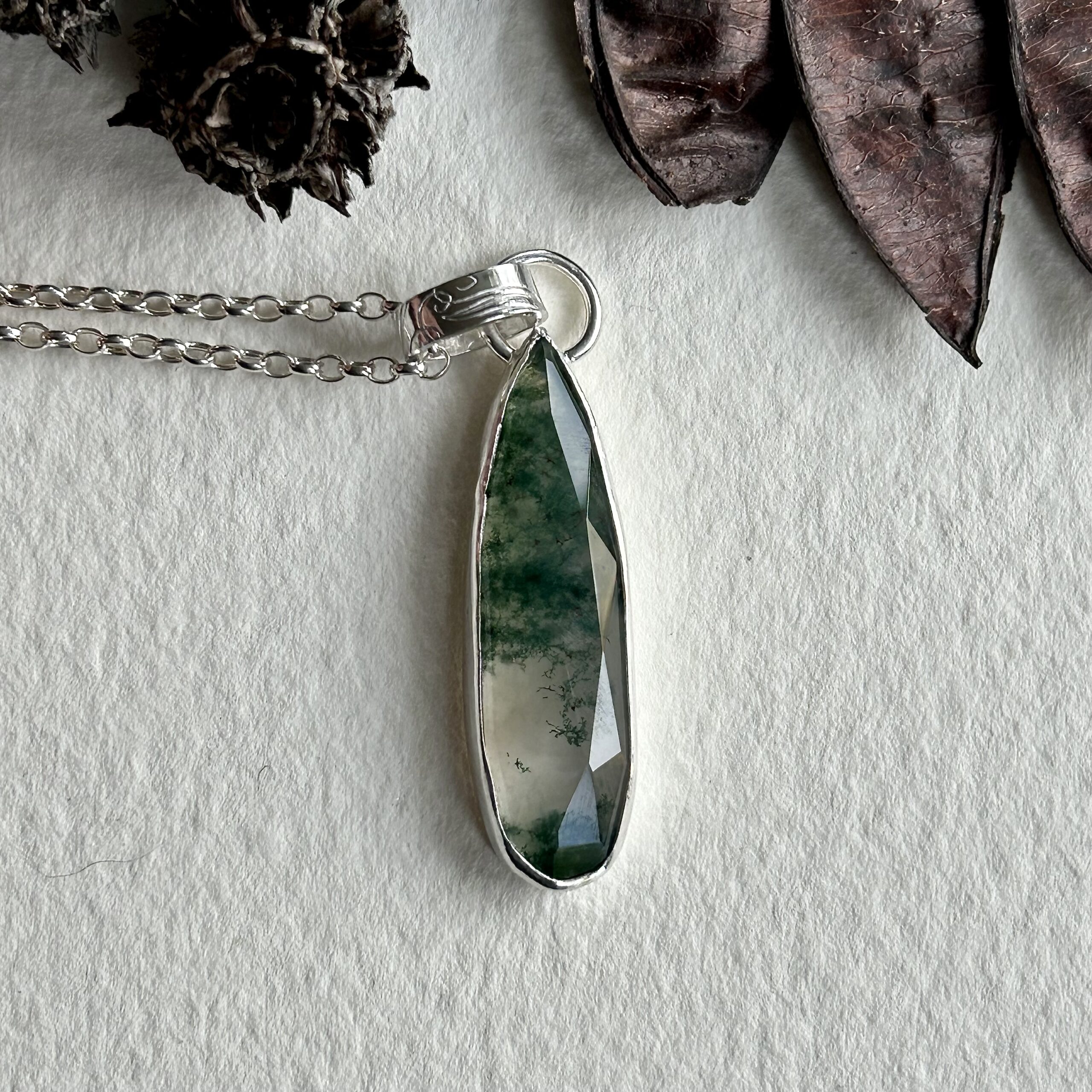 Moss Agate Necklace