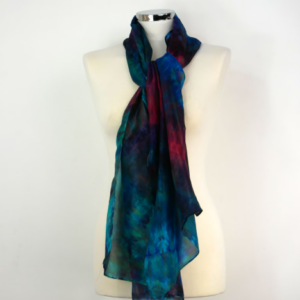 Nebula Hand-dyed Silk Scarf