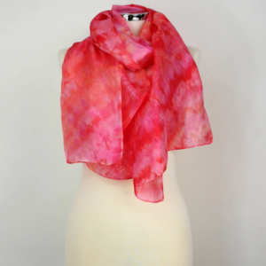 Sunset Hand-dyed Silk Scarf