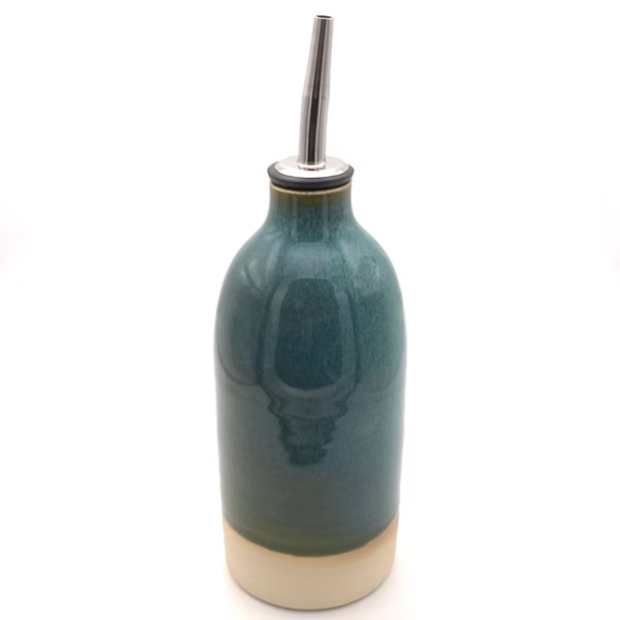 Oil Pourer in Sea Foam Glaze