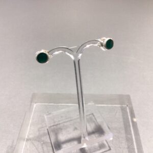 Phthalo Green Enamel Studs