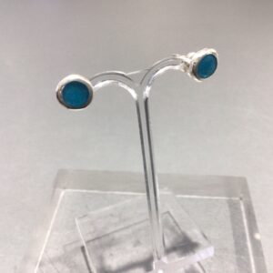 Aqua Enamel Studs